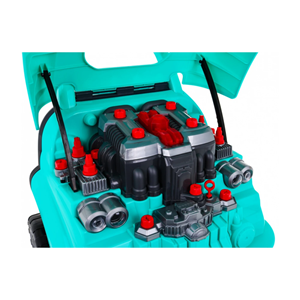 ماشین اسباب بازی ریموت دار موتور مستر Motor Master مدل کاپوت پورشه آبی Kids Engine Toy _ماشین اسباب بازی